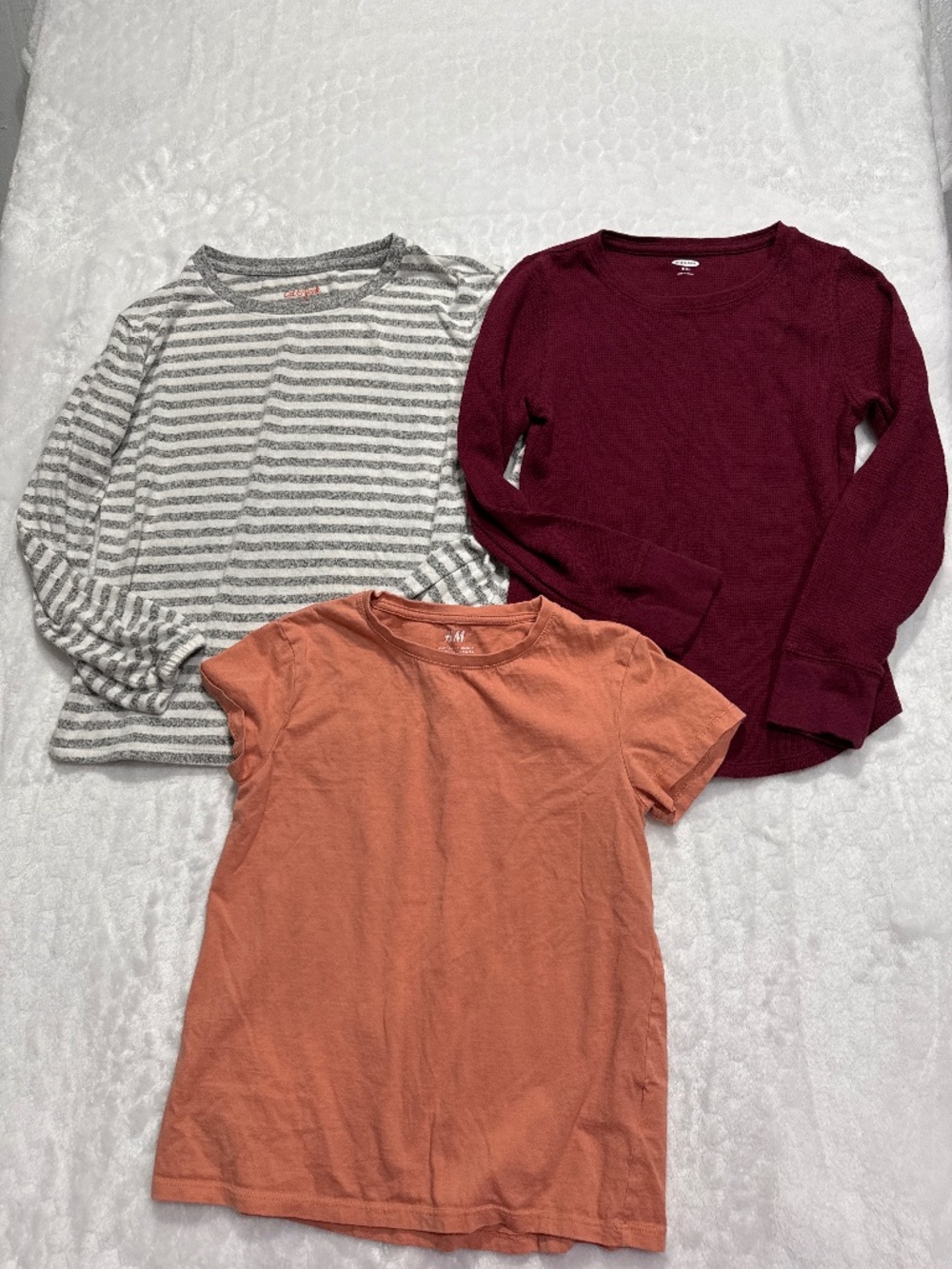Girls size 7-8 t-shirts long sleeve casual short sleeve tee lot bundle